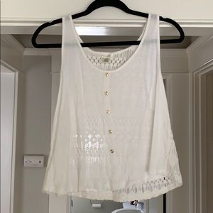 White tank top
